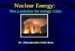 Save Our Environment, Stop Nuclear Energy Usage