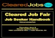 Cleared Job Fair Job Seeker Handbook June 6, 2013, Tysons Corner, Va