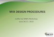 #2 mix design procedures