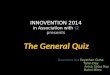 Innovention 2014 General Quiz Finals