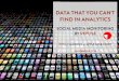 Data That You Can't Find in Analytics - Social Media Monitoring by Replise via a case-study