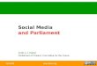 Social media and parliament