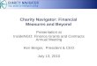 Charity Navigator: Financial Measures and Beyond