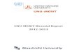 UNU-MERIT Biennial Report 2012-13