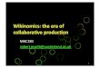 Mac281 Wikinomics And Colloborative Production