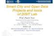 Smart City and Open Data Projects and tools of DISIT Lab