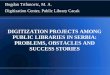 Digitization projects among public libraries in Serbia