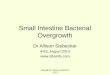 AHS13 Allison Siebecker — Small Intestine Bacterial Overgrowth