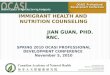 E4 immigrant health and nutrition