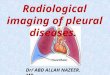 Presentation1.pptx, radiological imaging of pleural diseases