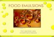 Food emulsion