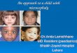 An approach to a chil with microcephaly