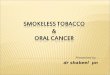 Smokeless Tobacco & Oral Cancer  New