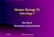 Human Bio Iii Oncology I