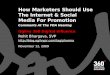 FDA Presentation: How Pharma Marketers Should Use Social Media