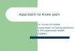 Approach knee pain