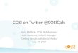 COSI on Twitter