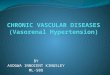 Chronic vascular diseases (vasorenal hypertension)