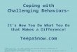 Teepa Snow, Dementia Expert, on Challenging Behaviors