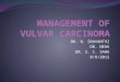 Management of vulvar carcinoma