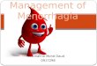 Management of menorrhagia