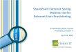 Envision it SharePoint Extranet Webinar Series  - Extranet User Provisioning