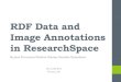 RDF Data and Image Annotations in ResearchSpace (slides)