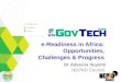 e-readiness in Africa: Opportunities and Challenges