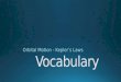 Mod 16 kepler's laws vocabulary