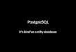 PostgreSQL - It's kind've a nifty database