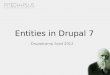 Entities in drupal 7