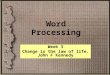 TID Chapter 3 Introduction To Word Processing