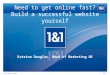 Need to get online fast? Build a successful website yourself!