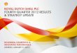 Analyst webcast presentation Royal Dutch Shell fourth quarter 2012 results and Strategy update