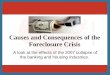 Causes and Consequences of the foreclosure Crisis