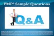 PMP Five Sample Questions - 3