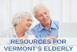 Resources for Vermont's Elderly