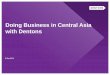 Doing business in central asia
