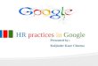 Hr practices of google