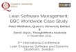 Lean software management bbc worldwide case study nov less  2011