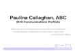 Communications Portfolio 2010
