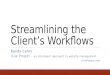 Streamlining the Client's Workflows (in Joomla)