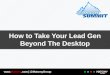 Advertisers: Take Your Lead Gen Beyond the Desktop
