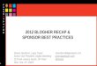 BlogHer 2012 Sponsor Best Practices