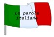 Parole Italiane