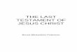 The Last Testament of Jesus Christ