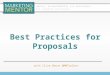 Best Practices for Design Proposals