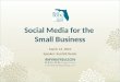 Social media basics for the small business