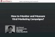 How to Monitor and Measure Viral Marketing Campaigns?