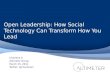 Blanchard Summit Keynote on Open Leadership by Charlene Li